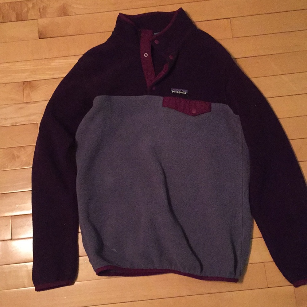 Patagonia Purple Synchilla Pullover